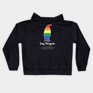 Gay Penguin G9w - Can animals be gay series - meme gift t-shirt Kids Hoodie